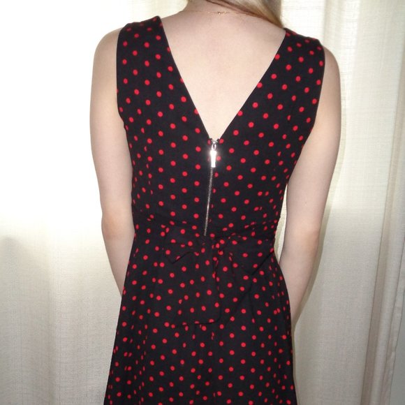 Retro black and red dress - Picture 9 of 11